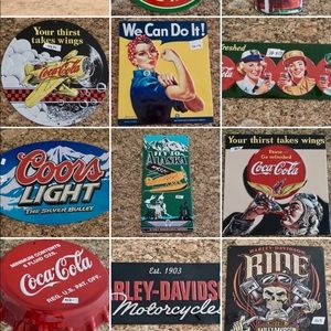 Tin signs